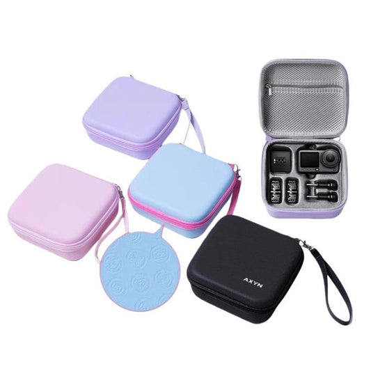 Bolsa de almacenamiento color macarrón para DJI Osmo Action 6 (negra) — imagen 2