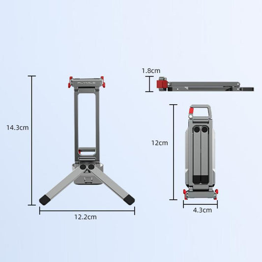 Soporte magnético de liberación rápida para trípode y mosquetón Flymile para DJI Osmo Action 6 (gris) — imagen 2