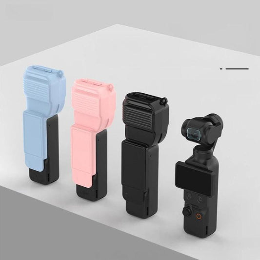 Funda protectora para gimbal BRDRC con cubierta de lente de pantalla para DJI Osmo Pocket 4 (azul) — imagen 2