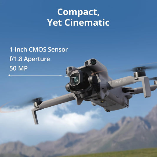 Fly More Combo Plus – Dron 1″ CMOS · 4K/60 fps HDR · Detección de Obstáculos 360° · ActiveTrack 360° para DJI Mini 5 Pro — i…