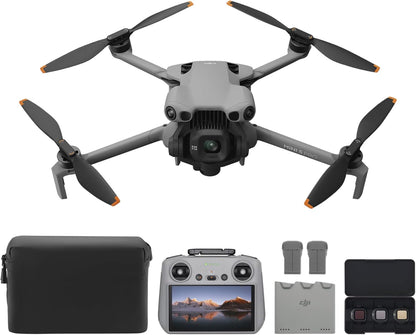 Fly More Combo Plus – Dron 1″ CMOS · 4K/60 fps HDR · Detección de Obstáculos 360° · ActiveTrack 360° para DJI Mini 5 Pro