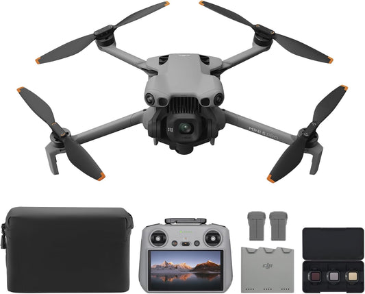 Fly More Combo Plus – Dron 1″ CMOS · 4K/60 fps HDR · Detección de Obstáculos 360° · ActiveTrack 360° para DJI Mini 5 Pro