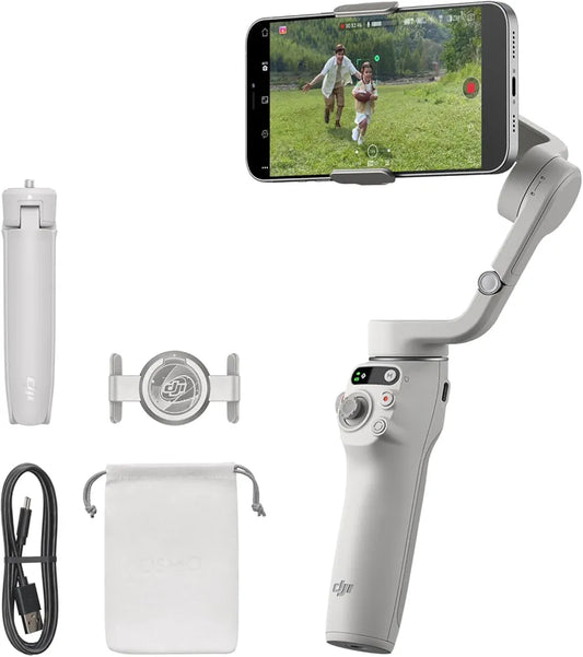 Estabilizador de teléfono de 3 ejes, barra de extensión, seguimiento de objetos, portátil y plegable para DJI Osmo Mobile 6