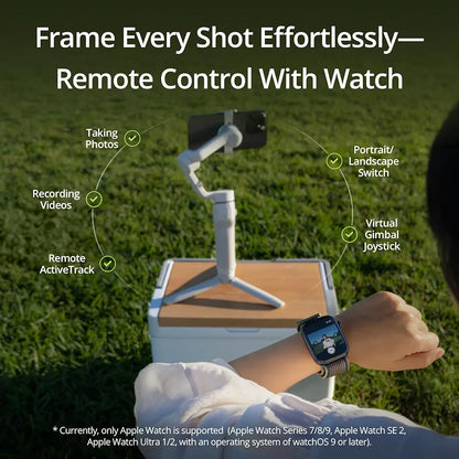 Estabilizador de teléfono de 3 ejes, barra de extensión, seguimiento de objetos, portátil y plegable para DJI Osmo Mobile 6…
