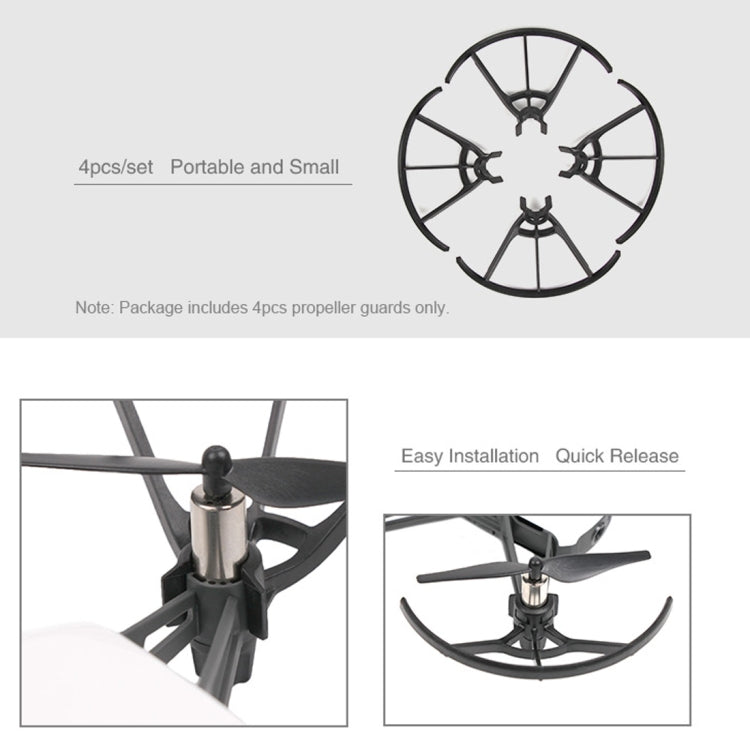 Cubiertas 4 PCS protectoras de la hélice (Negro) — imagen 4