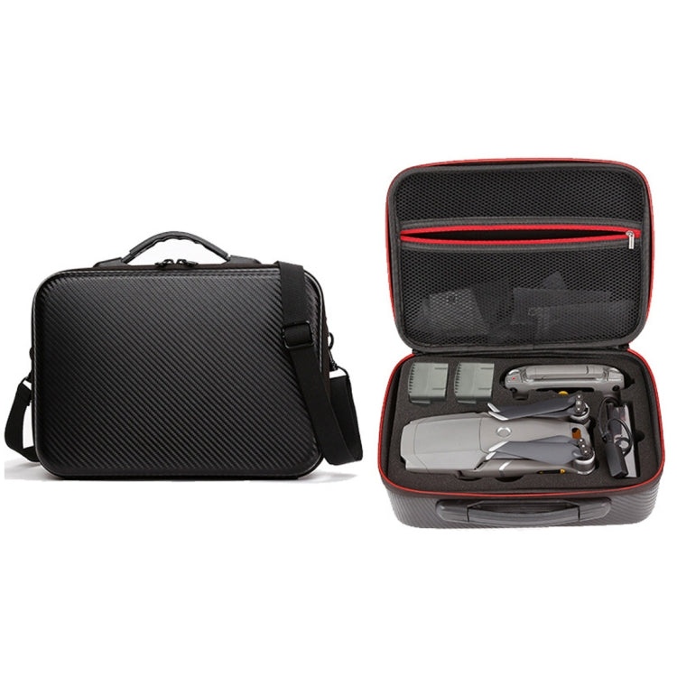 Estuche portátil de dos pisos con un solo hombro, impermeable, de almacenamiento, para viajes para DJI Mavic Air (negro)