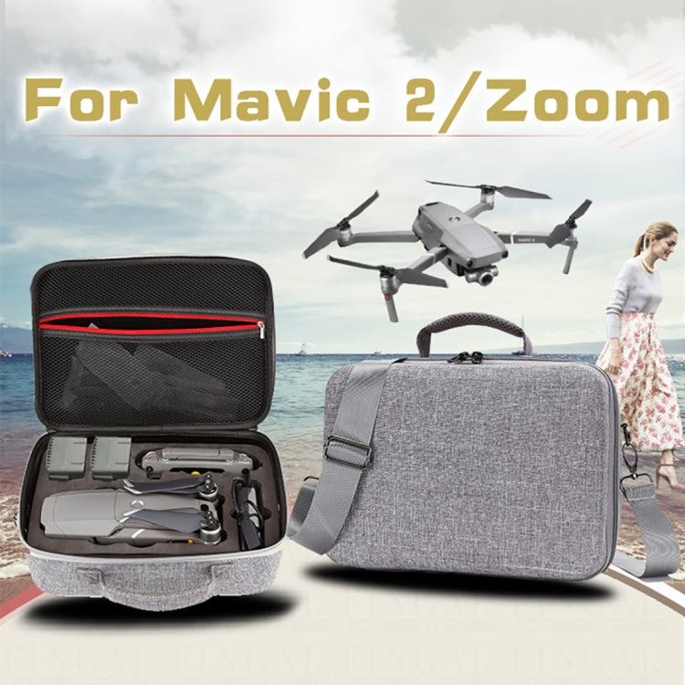 Estuche portátil impermeable a prueba de golpes, Tamaño: 29 cm x 19,5 cm x 12,5 cm para DJI Mavic 2 Pro / Mavic Air (gris) p…