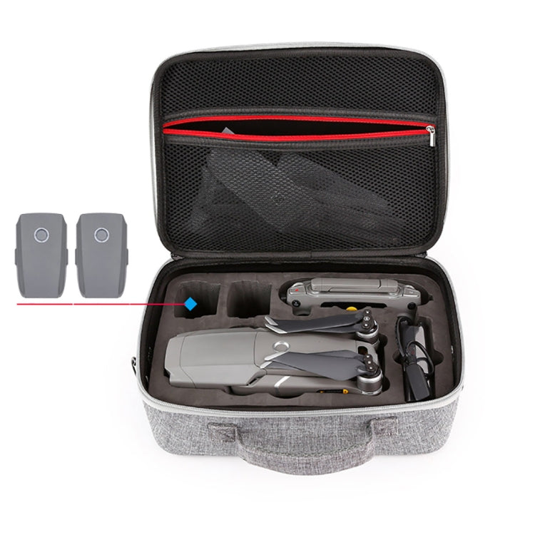 Estuche portátil impermeable a prueba de golpes, Tamaño: 29 cm x 19,5 cm x 12,5 cm para DJI Mavic 2 Pro / Mavic Air (gris) p…