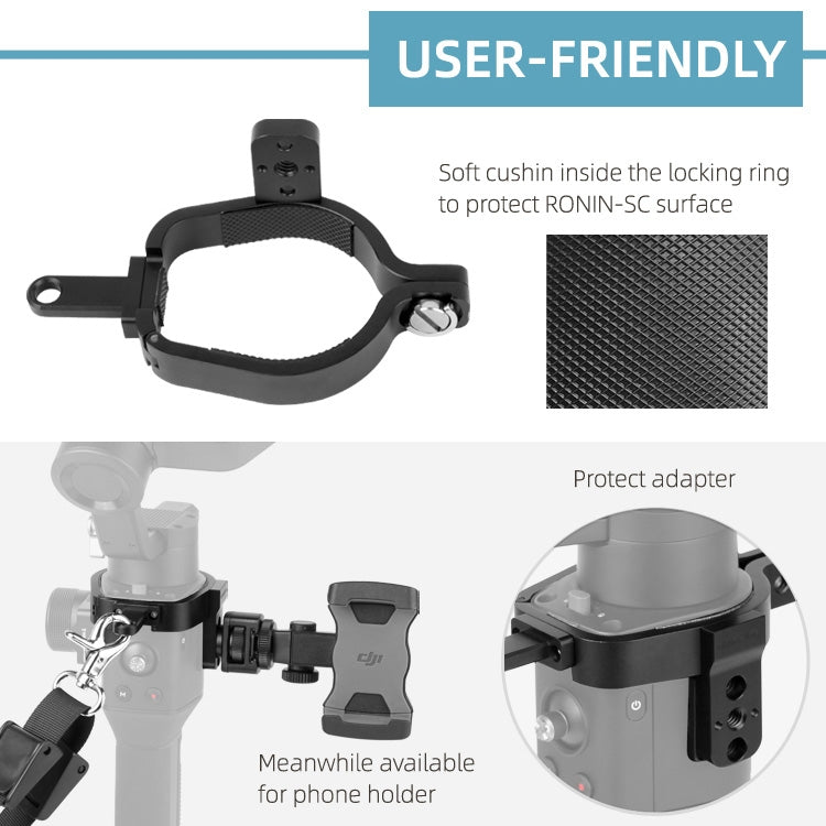 Correa de hombro Sunnylife RO-Q9228 Gimbal de mano con cordón especial + Hebilla colgante de anillo fijo — imagen 7