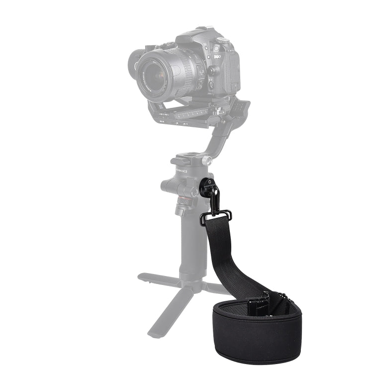 Correa STARTRC Engrosamiento Alivio del estrés para el cuello Cordón Hebilla de cuerda para colgar para DJI RSC 2 (Negro)