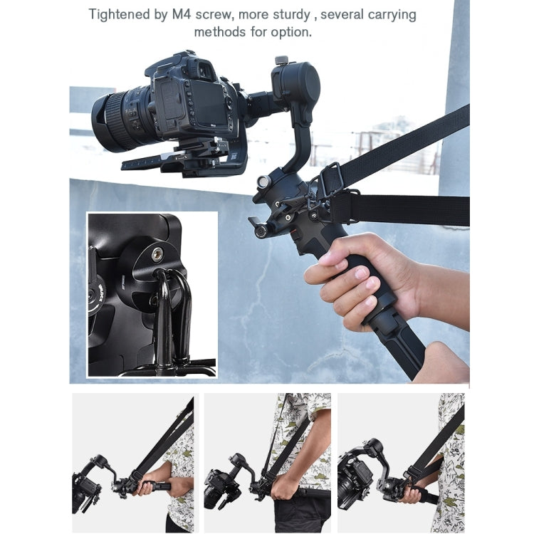 Correa STARTRC Engrosamiento Alivio del estrés para el cuello Cordón Hebilla de cuerda para colgar para DJI RSC 2 (Negro) —…