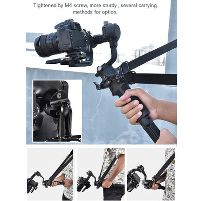 Correa STARTRC Engrosamiento Alivio del estrés para el cuello Cordón Hebilla de cuerda para colgar para DJI RSC 2 (Negro) —…