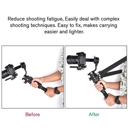 Correa STARTRC Engrosamiento Alivio del estrés para el cuello Cordón Hebilla de cuerda para colgar para DJI RSC 2 (Negro) —…