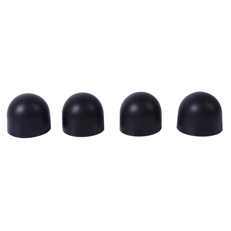 CUBIERTAS DE PROTECTORES DE MOTOR Sunnylife FV-Q9308 4 PCS PROTECTOR DE CAP DE SILICONAS (Negro) — imagen 2