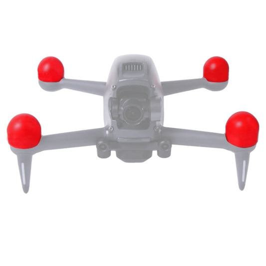 CUBIERTAS DE PROTECCIÓN DE MOTOR SUNNYLIFE FV-Q9308 4 PCS MOTORES PROTECTOR DE CAP DE SILICONAS (ROJO)