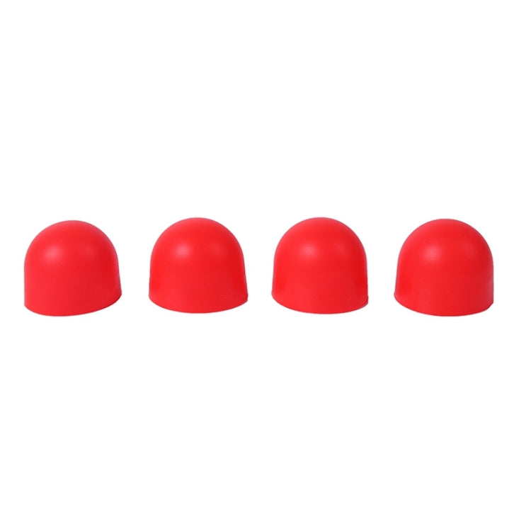CUBIERTAS DE PROTECCIÓN DE MOTOR SUNNYLIFE FV-Q9308 4 PCS MOTORES PROTECTOR DE CAP DE SILICONAS (ROJO) — imagen 2