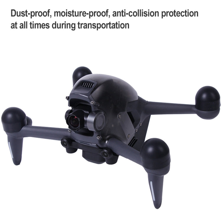 CUBIERTAS DE PROTECTORES DE MOTOR Sunnylife FV-Q9308 4 PCS PROTECTOR DE CAP DE SILICONAS (Negro) — imagen 4