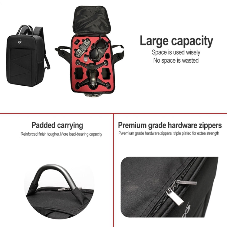 Mochila FPV Combo Caja de almacenamiento a prueba de golpes resistente a la prueba de desgaste a prueba de salpicaduras bols…