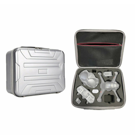 Bolsa de almacenamiento Caja fuerte portátil que lleva la caja de almacenamiento de viajes a prueba de agua (plata)