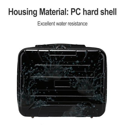Bolsa de almacenamiento Caja fuerte portátil que lleva la caja de almacenamiento de viaje a prueba de agua (Negro) — imagen 4
