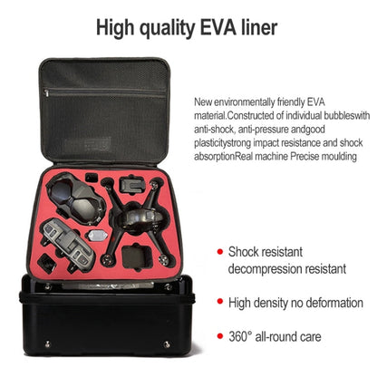 Bolsa de almacenamiento Caja fuerte portátil que lleva la caja de almacenamiento de viaje a prueba de agua (Negro) — imagen 5