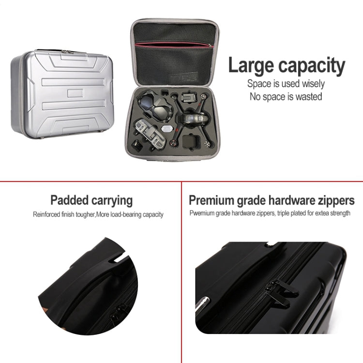 Bolsa de almacenamiento Caja fuerte portátil que lleva la caja de almacenamiento de viaje a prueba de agua (Negro) — imagen 7