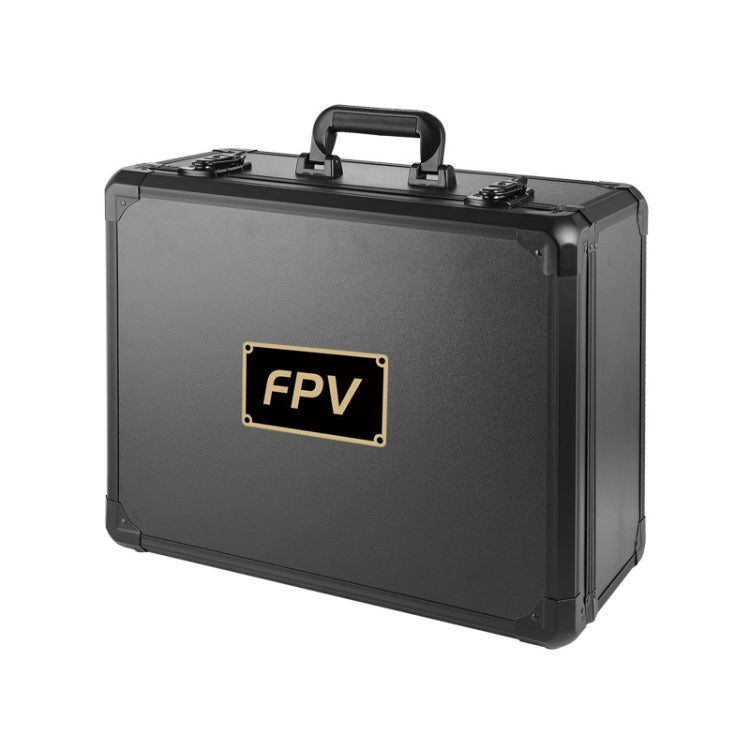 Estuche FPV Aleación de aluminio a prueba de explosiones, caja de almacenamiento portátil, caja de viaje, bolsa, sin desmont…