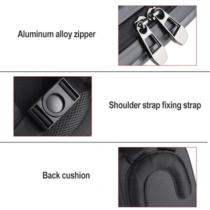 Mochila impermeable Hombros Tortuga Caja fuerte Caja de almacenamiento Bolsa de viaje al Air libre (gris oscuro) para DJI Ai…