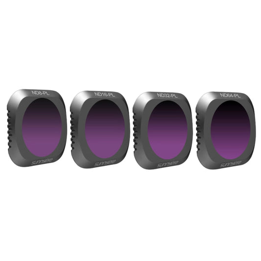 Filtro de lente Sunnylife M2P-FI538 ND8-PL + ND16-PL + ND32-PL + ND64-PL ND-PL para DJI Mavic 2 Pro