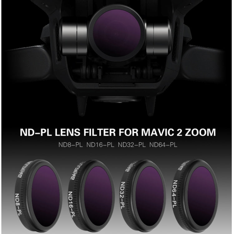 Filtro de lente Sunnylife M2Z-FI288 ND8-PL + ND16-PL + ND32-PL + ND64-PL ND-PL para DJI Mavic 2 — imagen 3