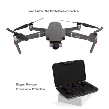 Filtro de lente Sunnylife M2Z-FI288 ND8-PL + ND16-PL + ND32-PL + ND64-PL ND-PL para DJI Mavic 2 — imagen 4