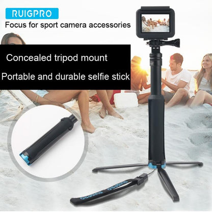 Soporte para trípode plegable portátil Selfie Monopod Stick para GoPro Hero12 Black / Hero11 /10/9/8/7/6/5, Insta360 Ace / A…