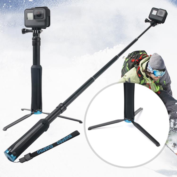 Soporte para trípode plegable portátil Selfie Monopod Stick para GoPro Hero12 Black / Hero11 /10/9/8/7/6/5, Insta360 Ace / A…