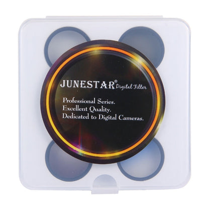 Filtro de lente JUNESTAR profesional 6 en 1 de 34 mm (CPL + UV + Gradual Red + Gradual Orange + Gradual Blue + Gradual Grey)…