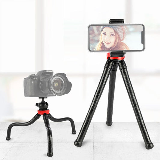 Soporte MZ305 Mini Octopus Flexible Tripod con cabeza de bola para cámaras SLR, Gopro Hero9 Negro / Hero8 Negro / 7/6/5/5 SE…