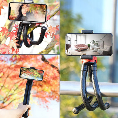Soporte MZ305 Mini Octopus Flexible Tripod con cabeza de bola para cámaras SLR, Gopro Hero9 Negro / Hero8 Negro / 7/6/5/5 SE…