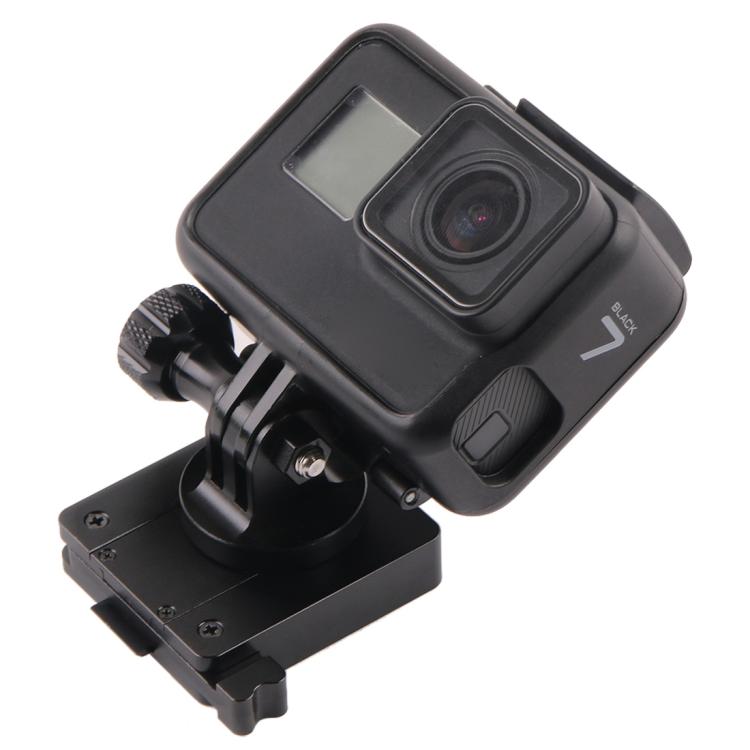 Soporte de aluminio GP244-B para GoPro Hero12 Black / Hero11 /10/9/8/7/6/5, Insta360 Ace/Ace Pro, y otras cámaras de acción……