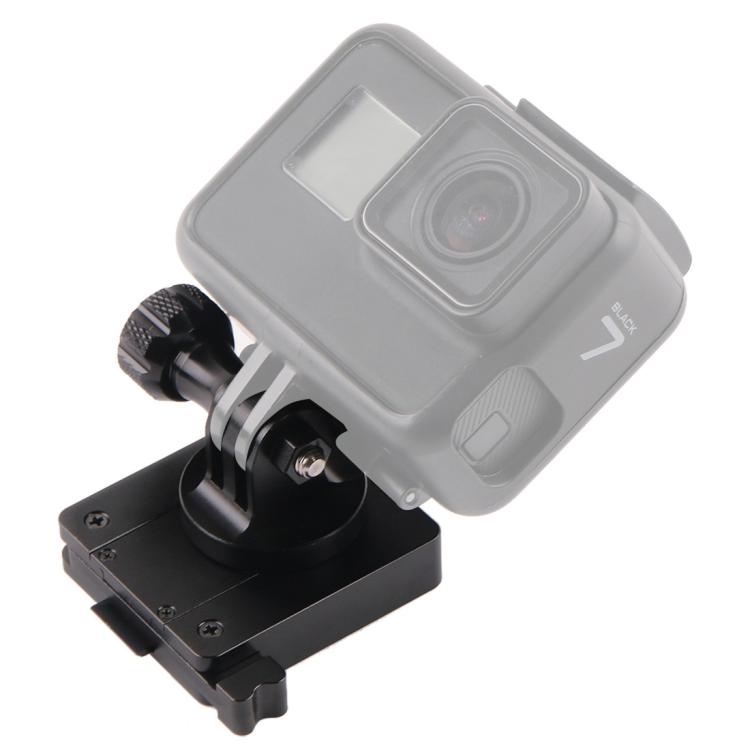 Soporte de aluminio GP244-B para GoPro Hero12 Black / Hero11 /10/9/8/7/6/5, Insta360 Ace/Ace Pro, y otras cámaras de acción…