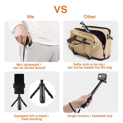 Trípode Mini fijo multifuncional GP446 para GoPro Hero12 Black / Hero11 /10/9/8/7/6/5, Insta360 Ace / Ace Pro, y otras cámar…