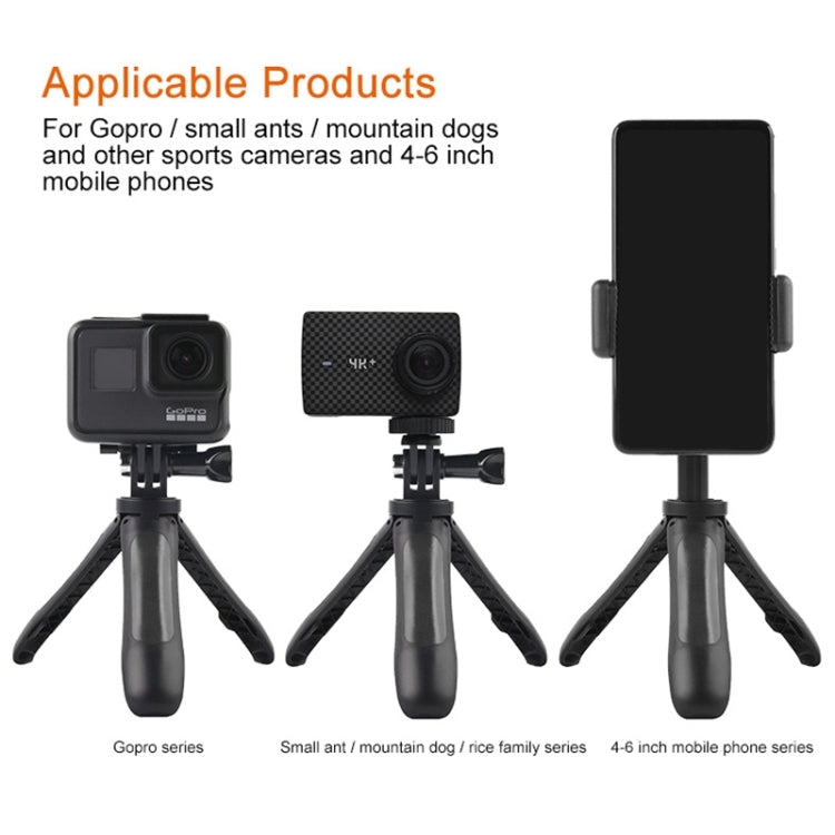 Trípode Mini fijo multifuncional GP446 para GoPro Hero12 Black / Hero11 /10/9/8/7/6/5, Insta360 Ace / Ace Pro, y otras cámar…