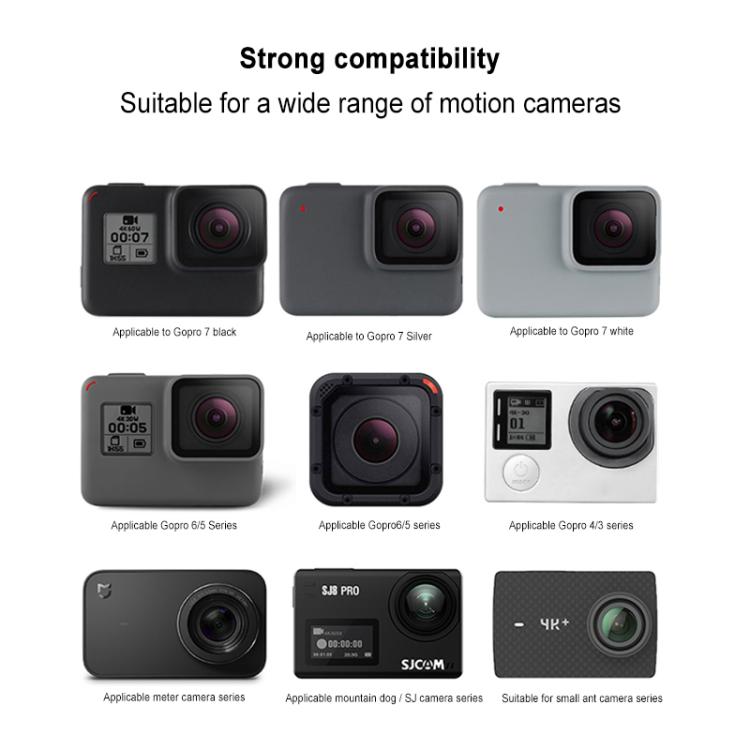 Soporte de trípode GP456 para GoPro Hero12 Black / Hero11 /10/9/8/7/6/5, Insta360 Ace / Ace Pro, y otras cámaras de acción y…