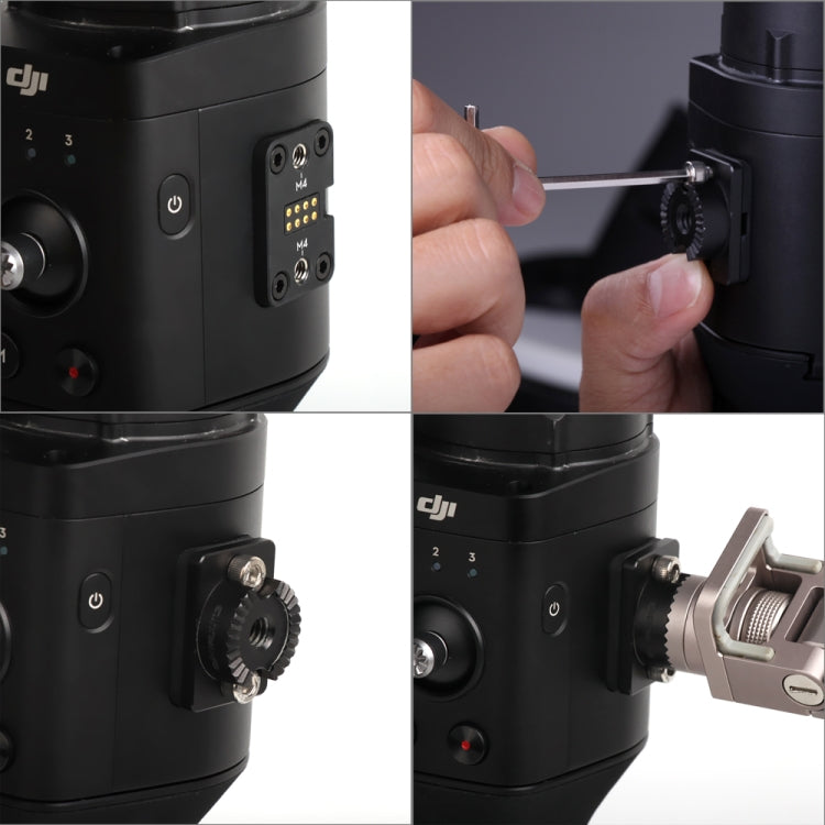 Sunnylife RO-Q9152 Adaptador de abrazadera de montaje de extensión para cardán RONIN-S (Negro) para DJI Ronin — imagen 5