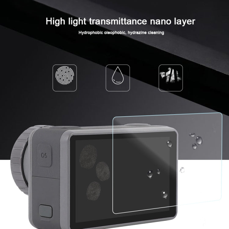 Lente 3 en 1 Pantalla LCD delantera y trasera mica protectora HD para DJI Osmo Action — imagen 4