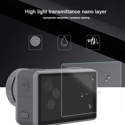 Lente 3 en 1 Pantalla LCD delantera y trasera mica protectora HD para DJI Osmo Action — imagen 4