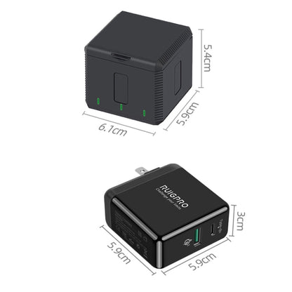 Carcasa de baterías RUIGPRO Caja de cargador de triples USB con luz indicadora LED para DJI Osmo Action — imagen 3