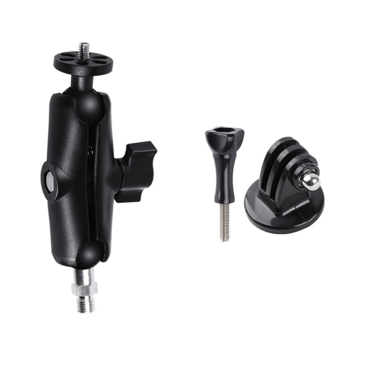Soporte fijo para motocicleta con biela M10 de 9 cm con adaptador de trípode y tornillo para GoPro Hero12 Black / Hero11 /10…
