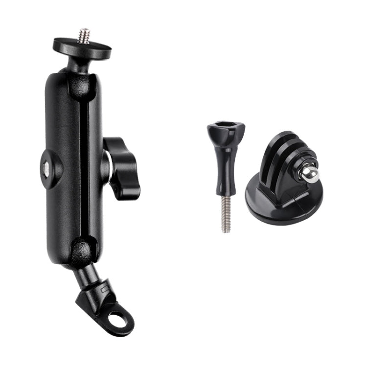 Soporte de montaje Biela de 9,0 cm Cabeza esférica de 20 mm Espejo retrovisor de motocicleta Orificio para tornillo fijo con…