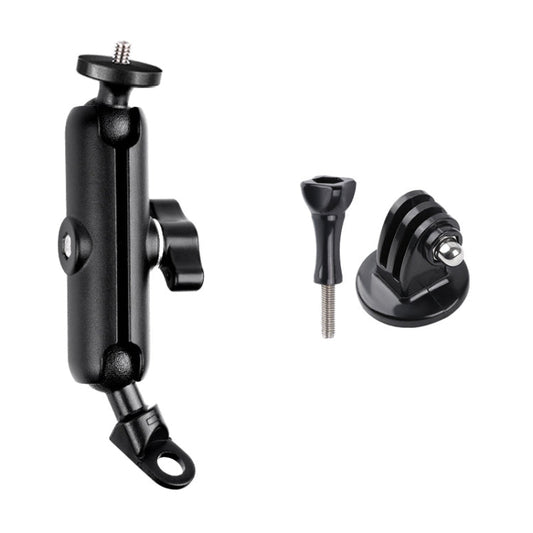 Soporte de montaje Biela de 9,0 cm Cabeza esférica de 20 mm Espejo retrovisor de motocicleta Orificio para tornillo fijo con…