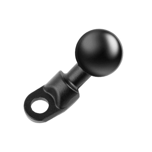 Soporte de montaje fijo con orificio para tornillo para espejo retrovisor de motocicleta con cabeza esférica de 25 mm para G…