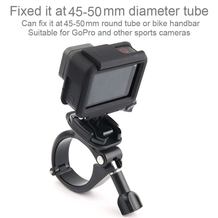 Soporte de fijación GP434 para manillar de motocicleta de bicicleta de gran tamaño para GoPro Hero12 Black / Hero11 /10/9/8/…